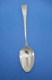 Georgian silver table spoon