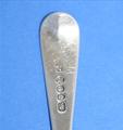 Georgian silver table spoon