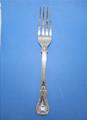 A Regency sterling silver king's pattern table fork