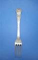 A Regency sterling silver king's pattern table fork