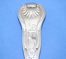 A Regency sterling silver king's pattern table fork