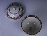 A George III Derby porcelain bowl and cover