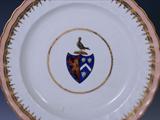 A George III Derby armorial porcelain plate