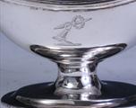 Pair of George III sterling silver salts