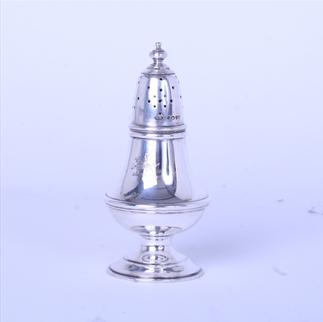 A Victorian sterling silver caster