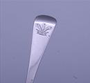 A George III sterling silver Old English pattern dessert spoon