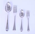 A 28 piece part service of Georgian sterling silver flatware