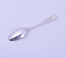 A Victorian Queen's pattern sterling silver dessert spoon