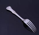 A Victorian Queen's pattern sterling silver table fork