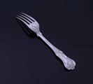 A Victorian Queen's pattern sterling silver dessert fork