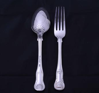 Collection of Victorian sterling silver flatware