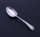 A George III sterling silver Old English pattern table spoon