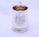 A fine George III sterling silver pint mug