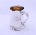 A fine George III sterling silver pint mug