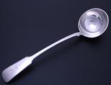 A Victorian sterling silver soup ladle