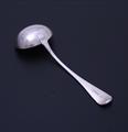 A Victorian sterling silver sauce ladle