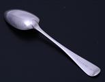 A Victorian sterling silver spoon