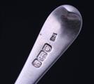 A George III sterling silver Old English pattern table spoon