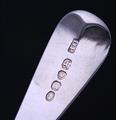 A William IV Old English pattern sterling silver dessert spoon