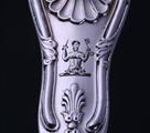 A set of six Scottish Victorian single struck King's pattern sterling silver forks