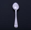 A George II Irish silver Hanoverian pattern table spoon