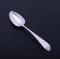 A George III Irish silver pointed Old English pattern tablespoon