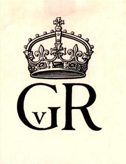 Royal bookplate for King George V