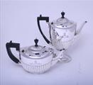 Very fine Victorian sterling silver five piece tea and coffee service