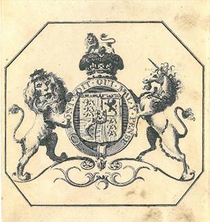 Royal bookplate