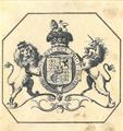 Royal bookplate