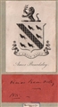 An early 19th century armorial bookplate