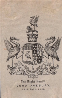 An early 20th century armorial bookplate