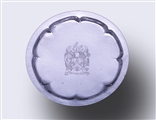 OMAR RAMSDEN: A fine armorial sterling silver salver