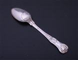 A Victorian Queen's pattern sterling silver teaspoon