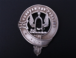 JOHNSTONE: A Scottish sterling silver clan badge