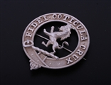 Rare Victorian silver badge for the VILLIERS  family