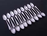 A good set of eighteen George III Old English pattern sterling silver tea spoons