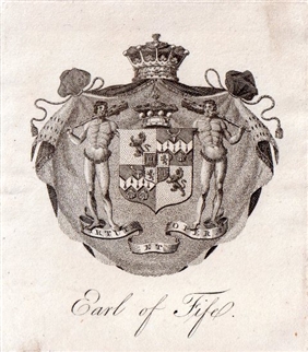 A good 18th century bookplate for the Earl of Fife