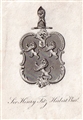 A 19th century bookplate for Sir Henry Fitzherbert