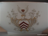 Chinese Armorial Porcelain Punch Bowl LANGTON family coat arms crest clan QIANLONG emperor 中国纹章瓷板乾隆帝