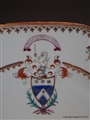 Chinese Armorial Porcelain Plate SHEPHEARD Family Coat Arms Crest Clan QIANLONG Emperor 中国纹章瓷板乾隆帝