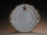 Copeland Armorial Porcelain Plate MACDONALD Family Coat Arms Crest  Clan