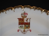 Copeland Armorial Porcelain Plate MACDONALD Family Coat Arms Crest  Clan