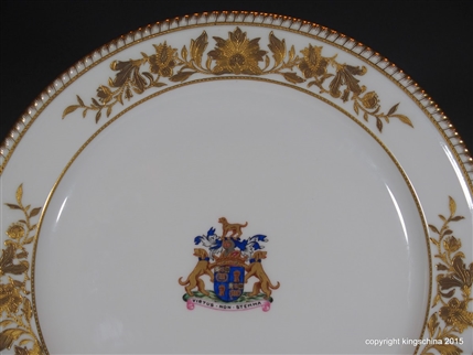 Copeland Spode Armorial Plate DUKE WESTMINSTER Crest GROSVENOR Family