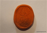 Intaglio Wax Seal ANDERSON Family Crest Armorial Seal TUSHIELAW Stirlingshire.