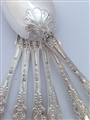 Antique Sterling Silver Hallmarked Set of Six William IV Queens Pattern Dessert Spoons 1830