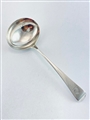 Antique George III Sterling Silver Hallmarked Old English Pattern Sauce Ladle 1795