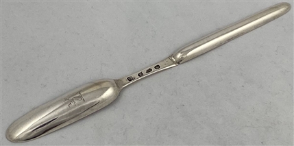 Antique Silver Irish Marrow Scoop made in 1784