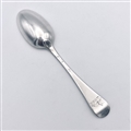 Antique Hallmarked Sterling Silver Hanoverian Pattern Teaspoon c. 1760