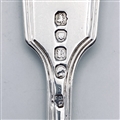 Antique Hallmarked Sterling Silver Victorian Fiddle & Thread Pattern Table Fork 1852